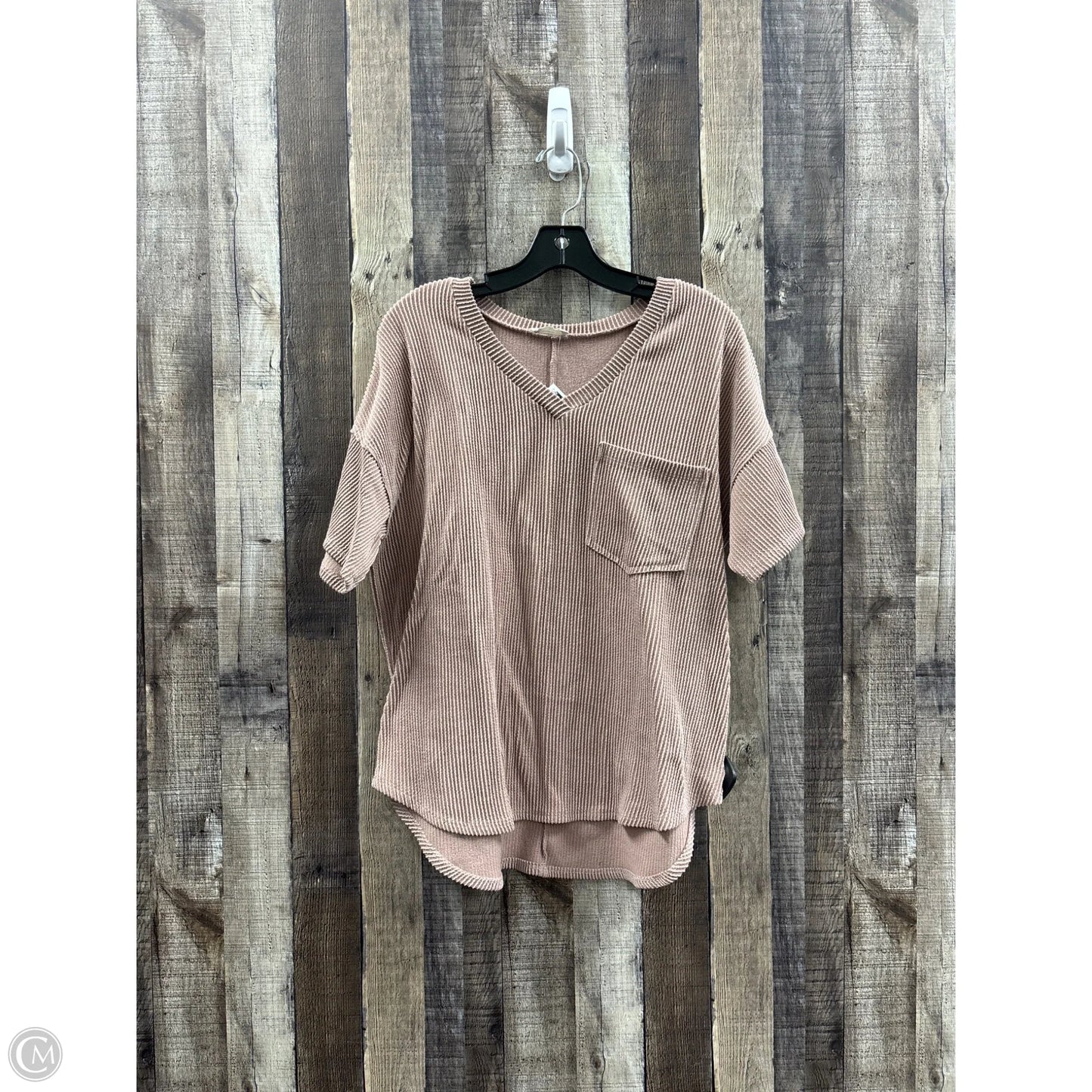 Top Short Sleeve By Altard State In Pink, Size: S