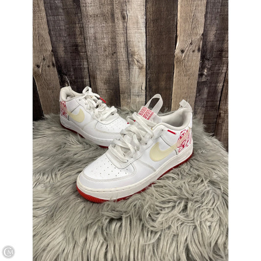 Shoes Athletic By Nike In Red & White, Size: 8.5