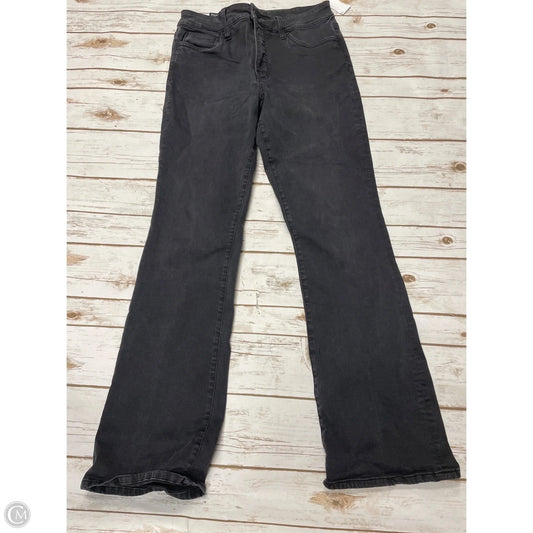 Jeans Boot Cut By Kut In Black Denim, Size: 10
