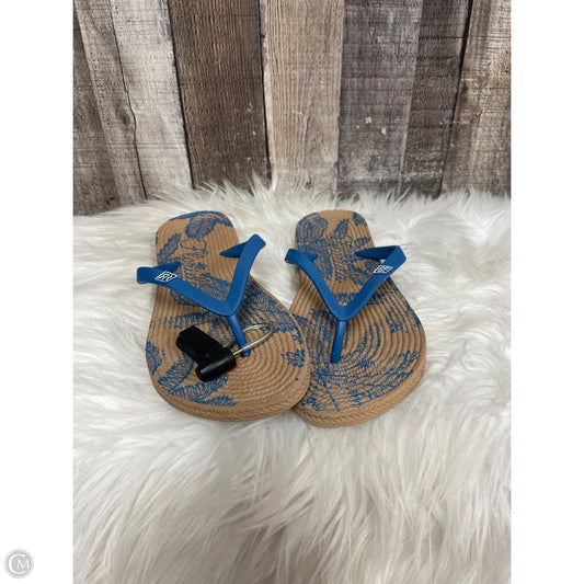 Sandals Flip Flops By Cmf In Blue, Size: 7