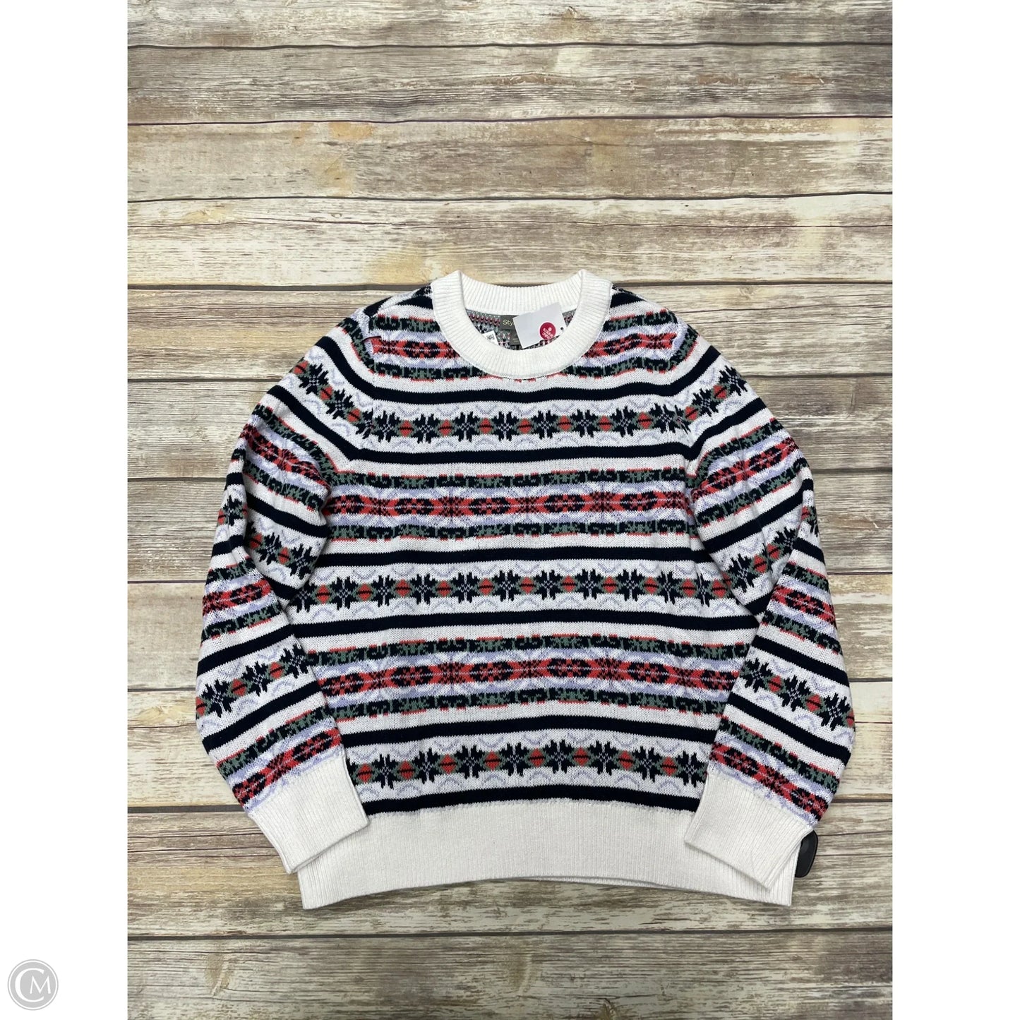 Sweater By Style And Company In Multi-colored, Size: M