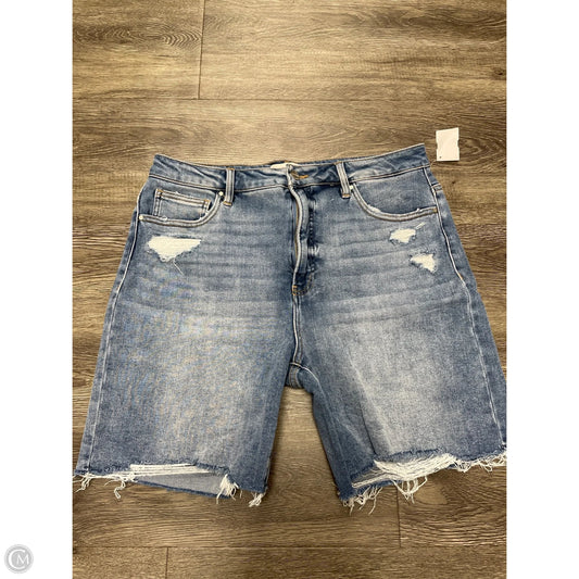 Shorts By Risen In Blue Denim, Size: 1x