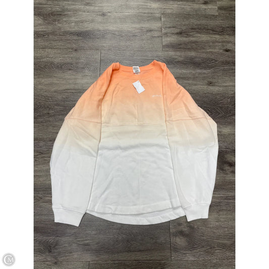 Sweatshirt Crewneck By Pink In Tie Dye Print, Size: L