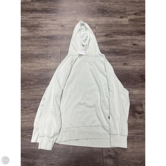 Sweatshirt Hoodie By Danskin In Green, Size: L