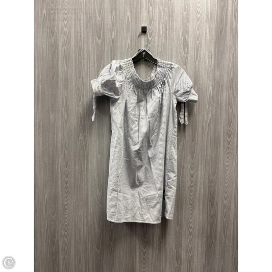 Dress Casual Short By Hip In Striped Pattern, Size: L