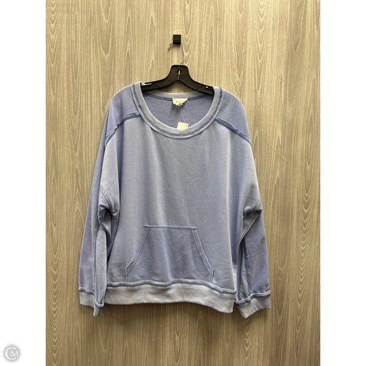 Sweatshirt Crewneck By Cme In Blue, Size: L