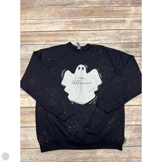Sweatshirt Crewneck By Gildan In Black, Size: L