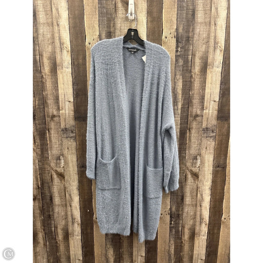 Sweater Cardigan By Davi & Dani In Blue, Size: 2x