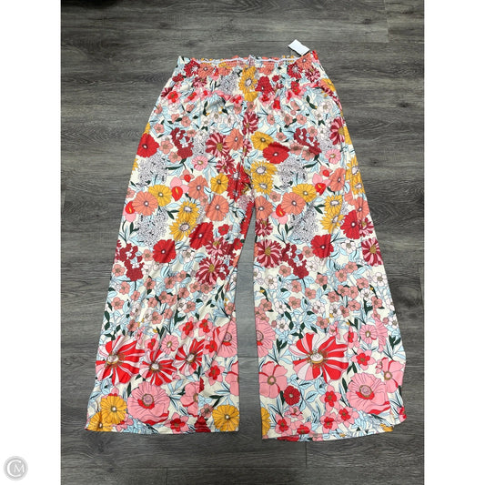 Pants Wide Leg By Cmf In Floral Print, Size: 3x