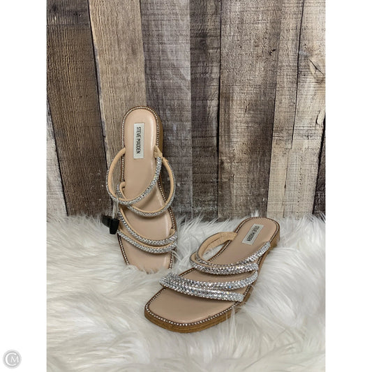Sandals Flats By Steve Madden In Beige, Size: 8