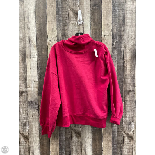 Athletic Sweatshirt Collar By Gap In Red, Size: Xl