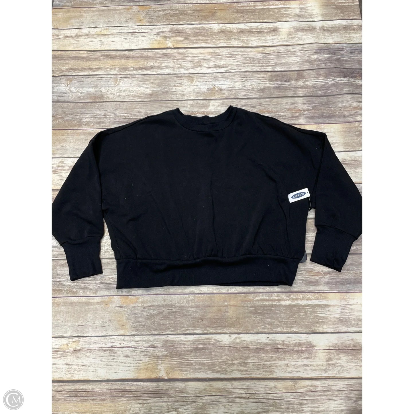Sweatshirt Crewneck By Old Navy In Black, Size: Xxl