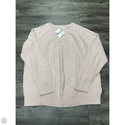 Sweater By Gap In Pink, Size: Xxl