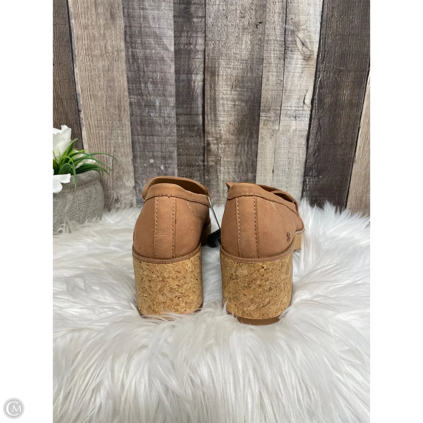 Shoes Heels Block By Lucky Brand In Tan, Size: 6.5