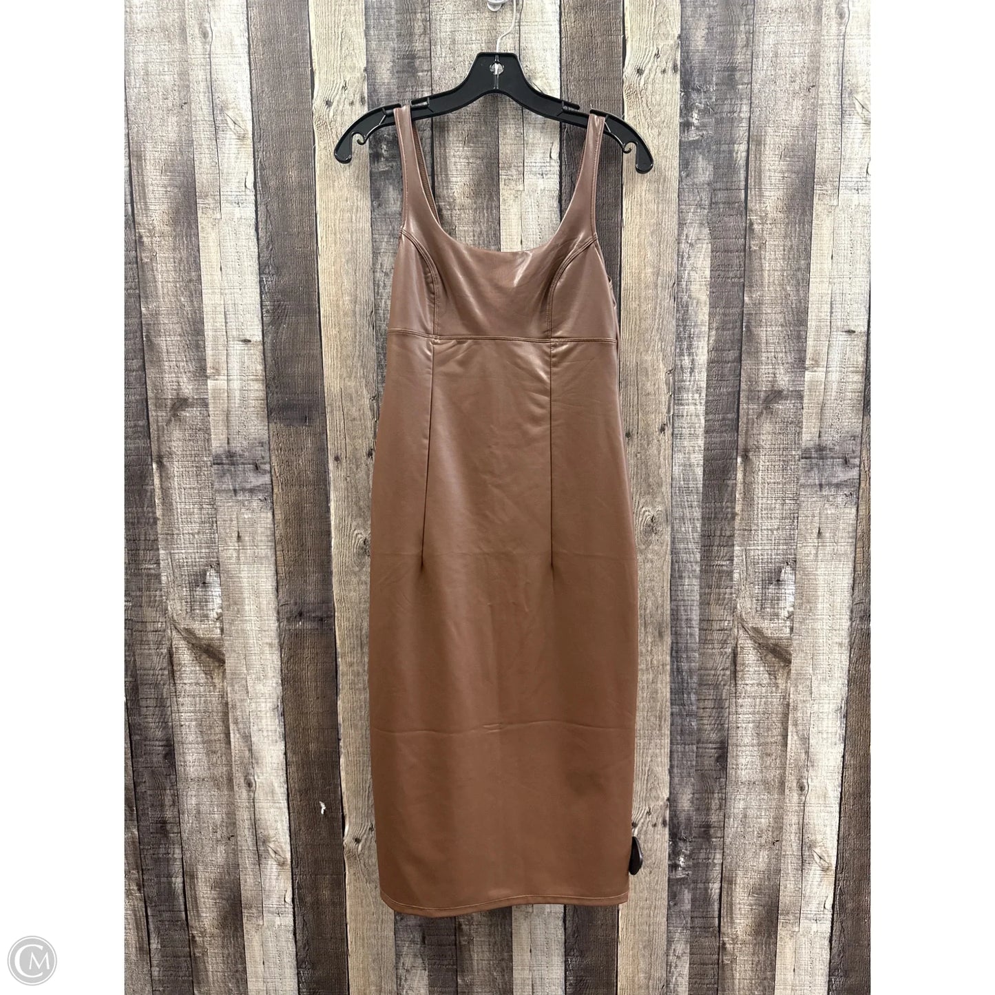 Dress Casual Midi By Sofia By Sofia Vergara In Brown, Size: S