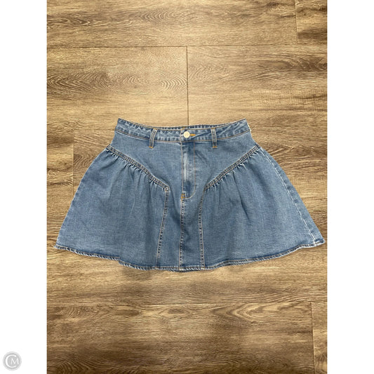 Skirt Mini & Short By Lulus In Blue Denim, Size: S