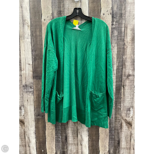 Cardigan By Time And Tru In Green, Size: Xxl