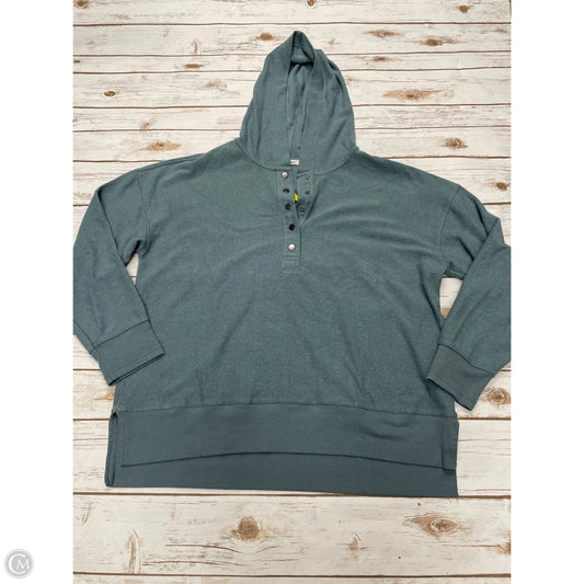 Sweatshirt Hoodie By Maurices In Green, Size: L