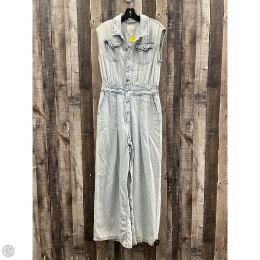 Jumpsuit By Habitual In Blue Denim, Size: 6