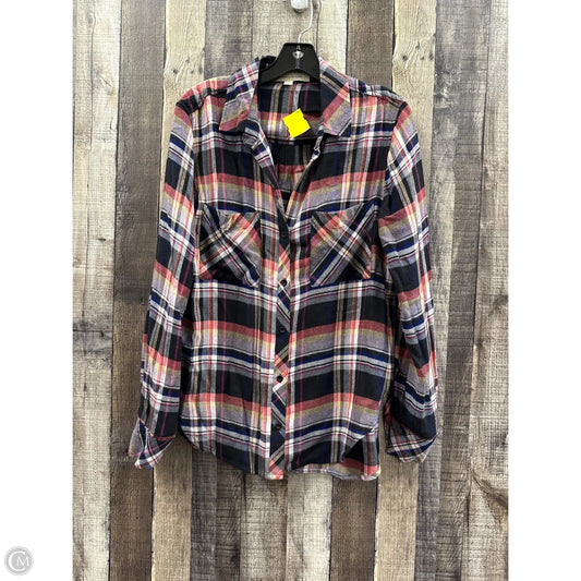 Top Long Sleeve By Cloth & Stone In Multi-colored, Size: M