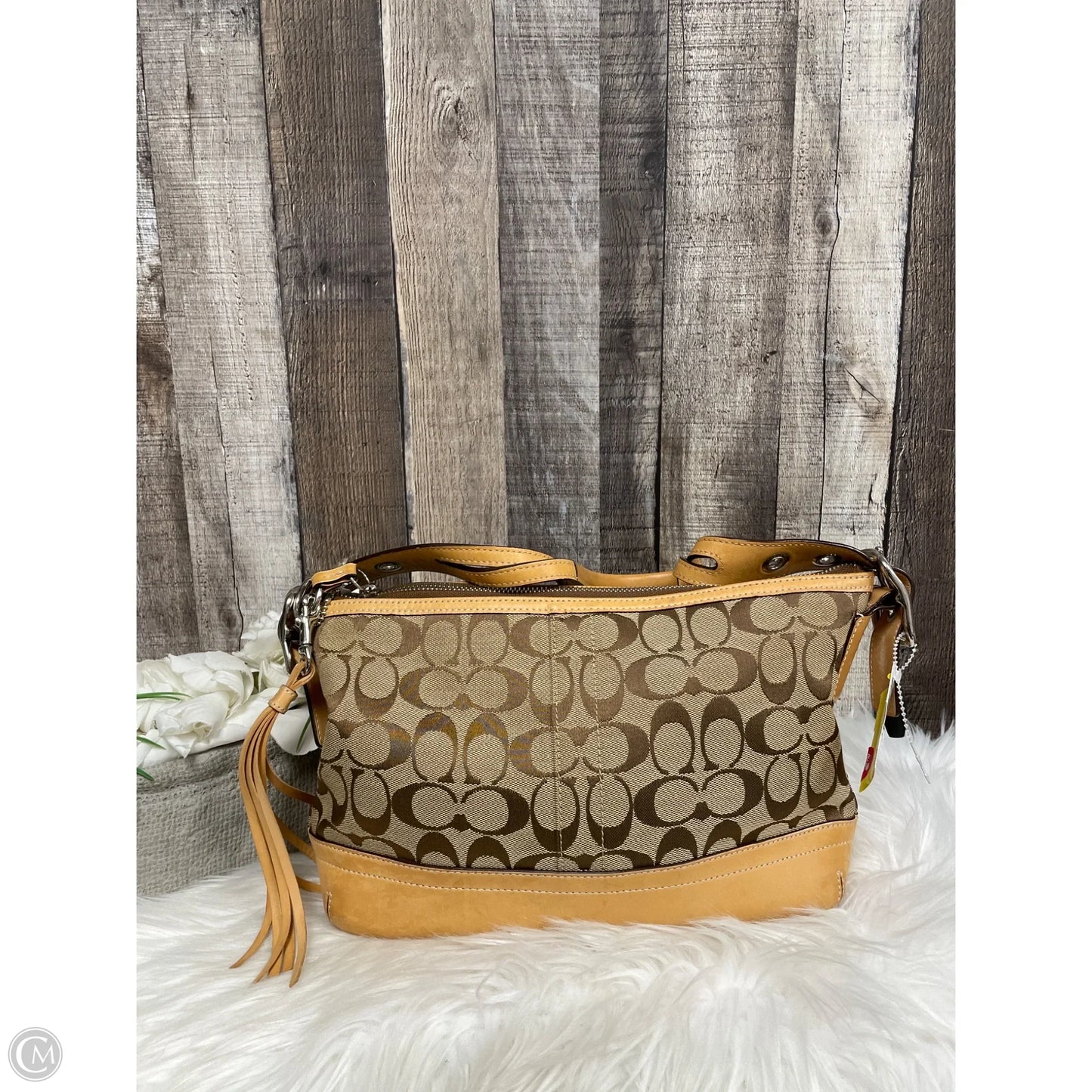 Handbag Designer By Coach, Size: Medium