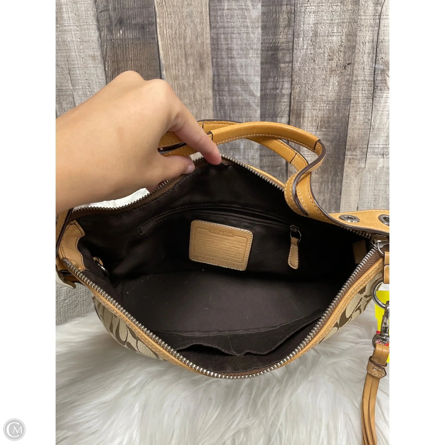Handbag Designer By Coach, Size: Medium