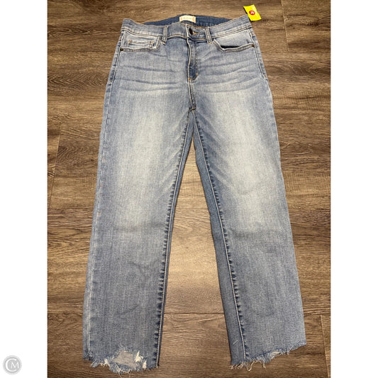 Jeans Straight By Altard State In Blue Denim, Size: 8