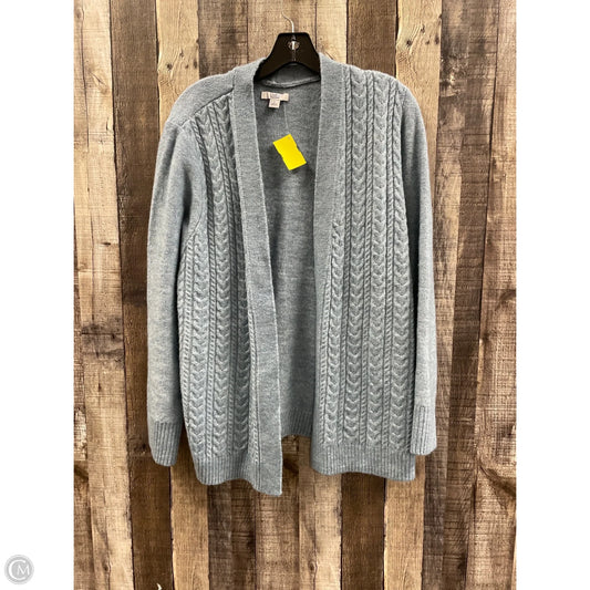 Sweater Cardigan By Croft And Barrow In Blue, Size: L