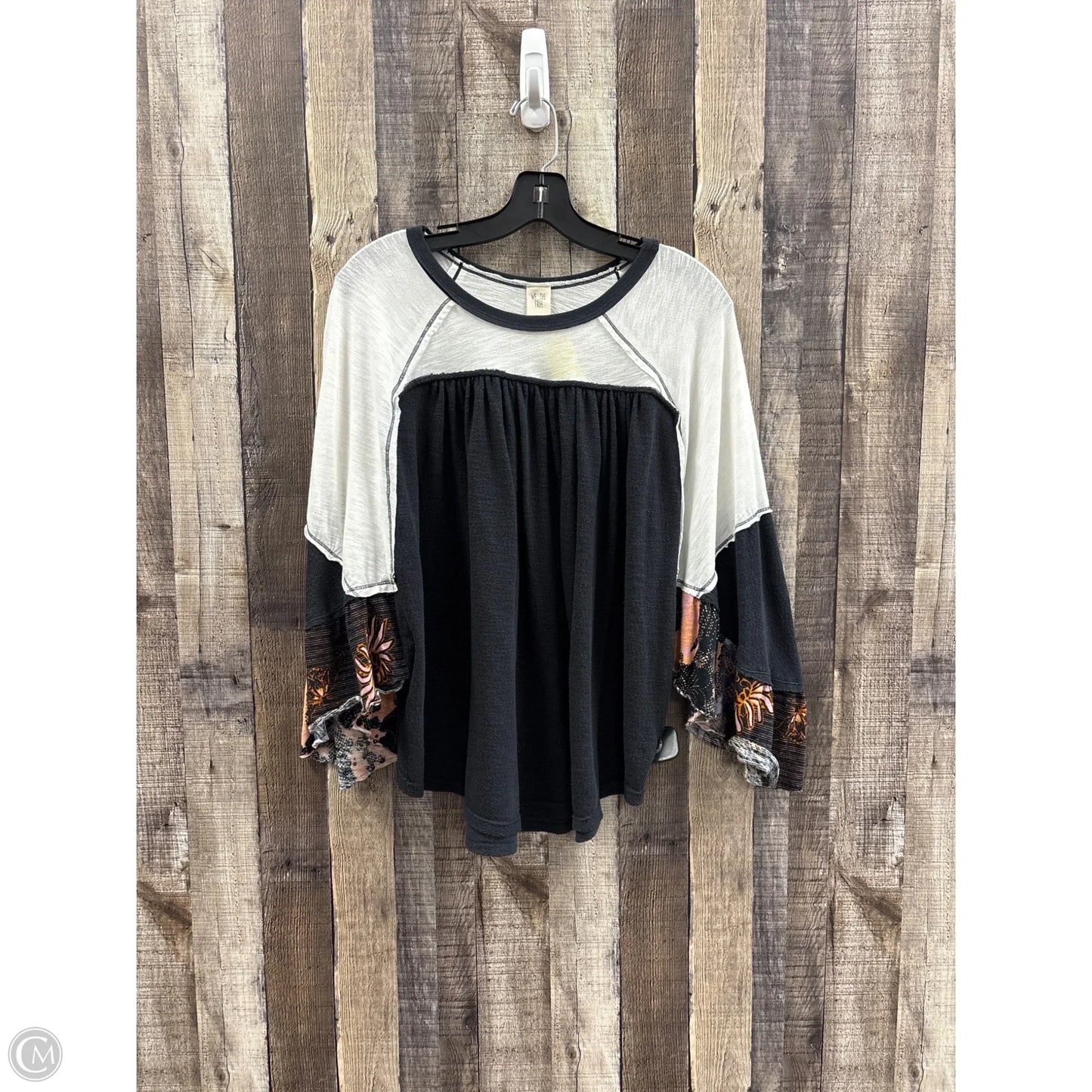 Top 3/4 Sleeve By We The Free In Multi-colored, Size: M