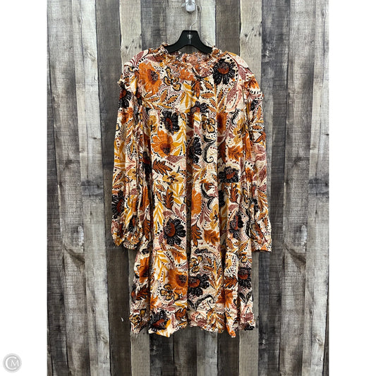 Dress Casual Midi By Oddi In Multi-colored, Size: 1x