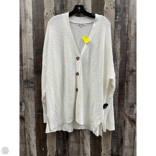 Sweater Cardigan By Madewell In White, Size: Xl