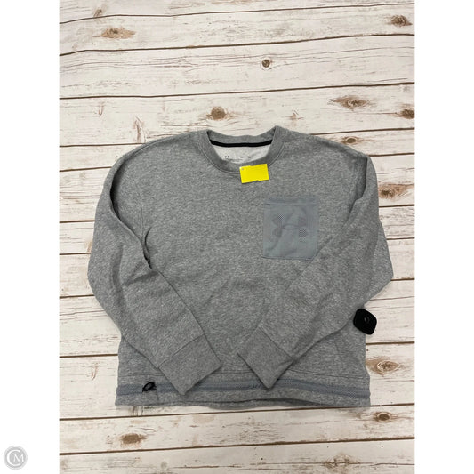 Sweatshirt Crewneck By Under Armour In Grey, Size: S