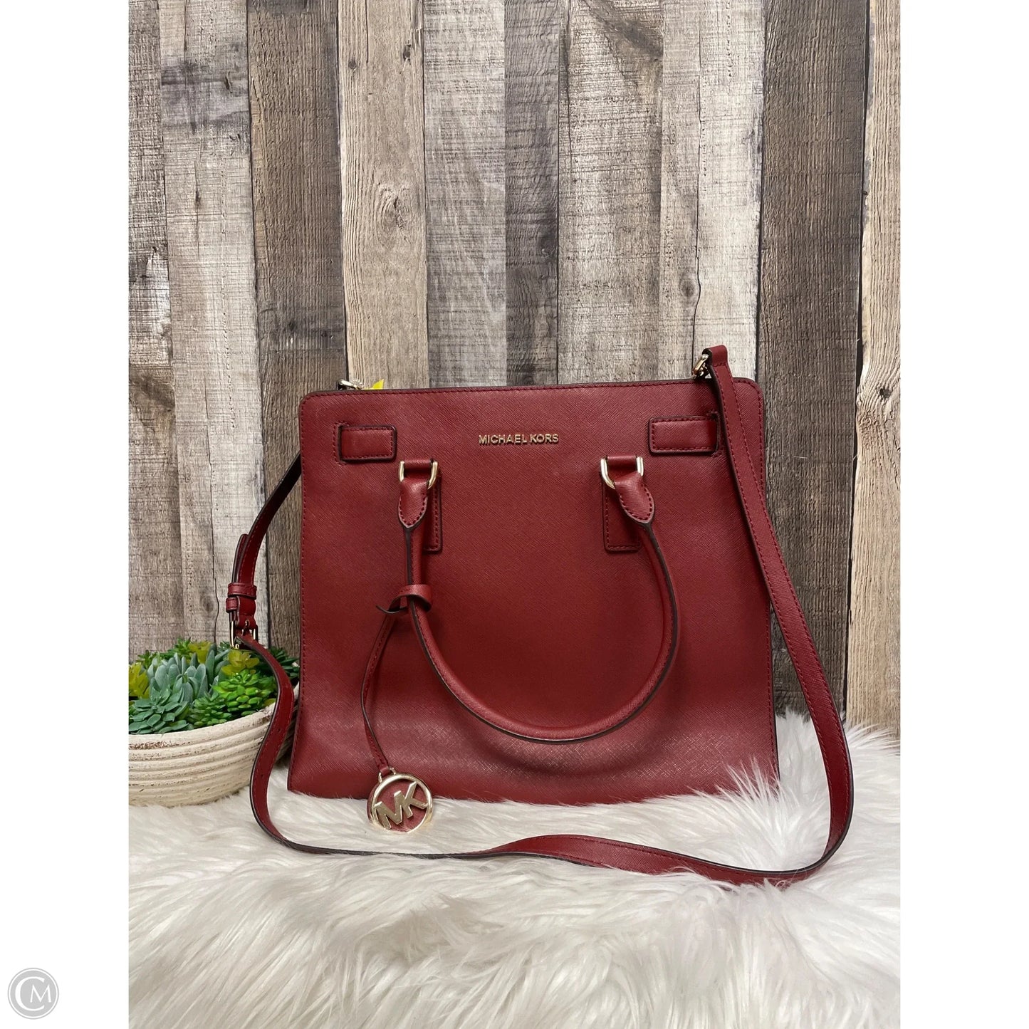 Handbag Designer By Michael Kors, Size: Large