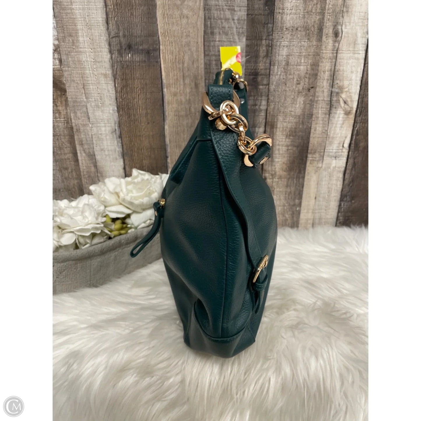 Handbag Leather By Cme, Size: Large