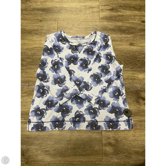 Sweatshirt Crewneck By Karen Scott In Blue, Size: 1x