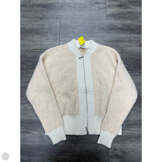 Sweater Cardigan By On 34th In Cream, Size: S