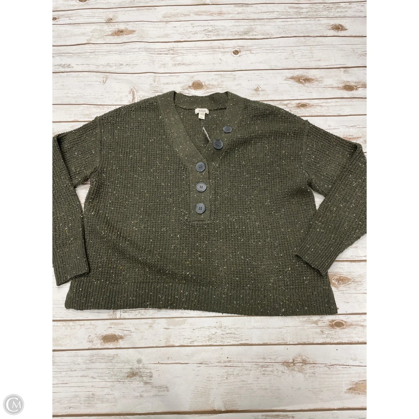 Sweater By Ana In Green, Size: S