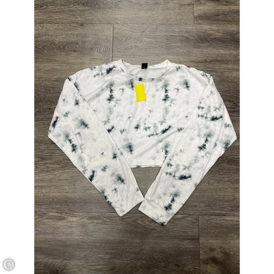 Top Long Sleeve By Shein In Tie Dye Print, Size: L
