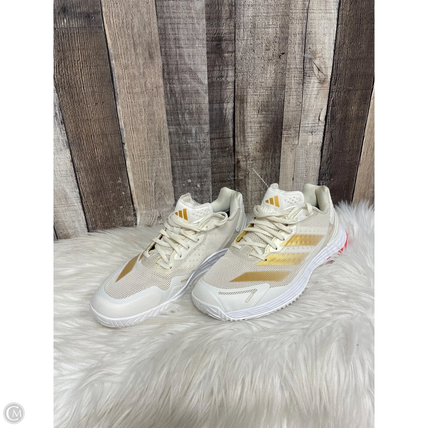 Shoes Athletic By Adidas In White, Size: 8.5