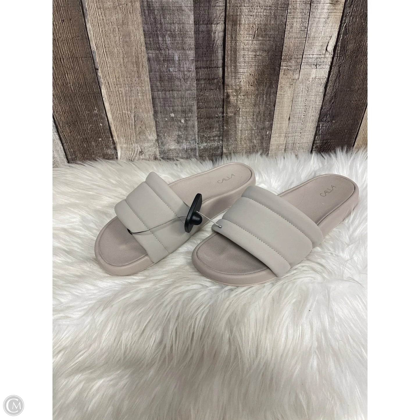 Sandals Flats By Calia In Grey, Size: 8.5