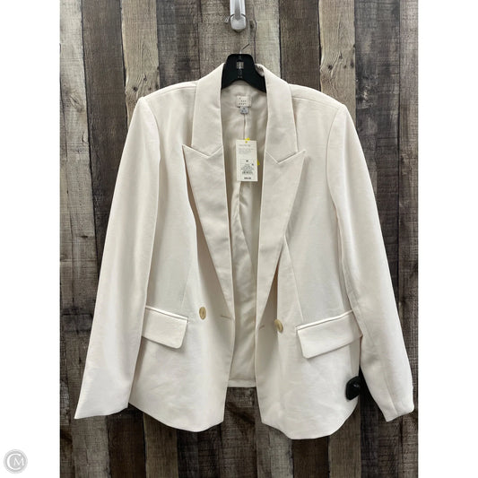 Blazer By A New Day In White, Size: M