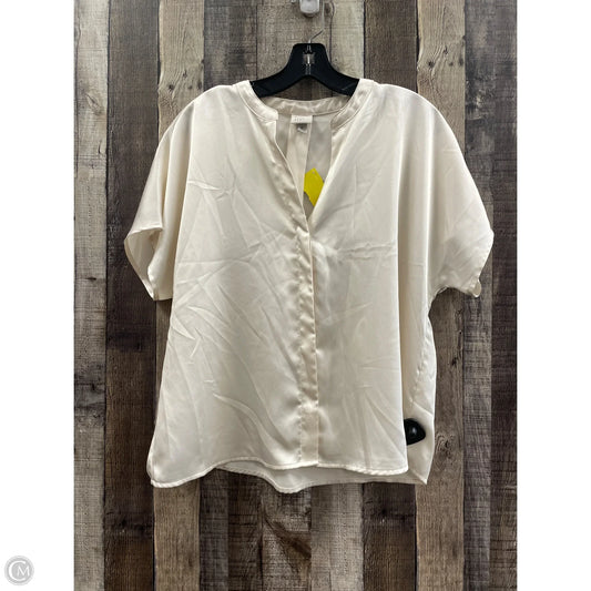 Top Short Sleeve By A New Day In White, Size: M