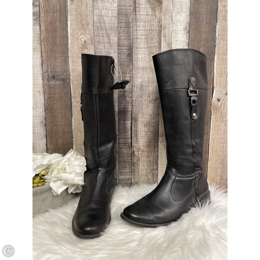 Boots Mid-calf Flats By Anne Klein In Black, Size: 8.5