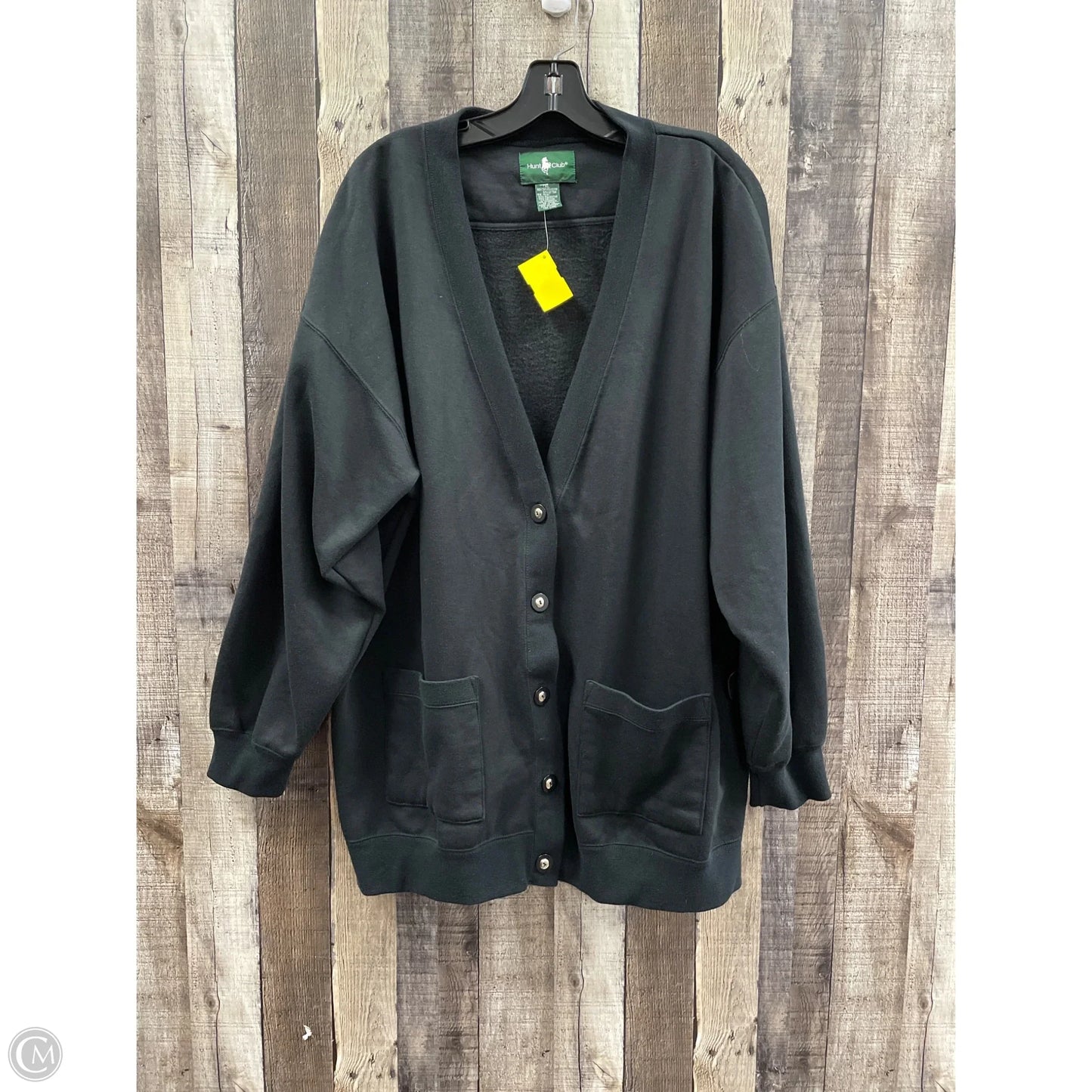 Cardigan By Hunt Club In Black, Size: Xl
