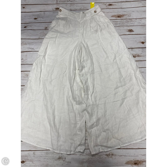 Pants Wide Leg By Banana Republic In Ivory, Size: 6