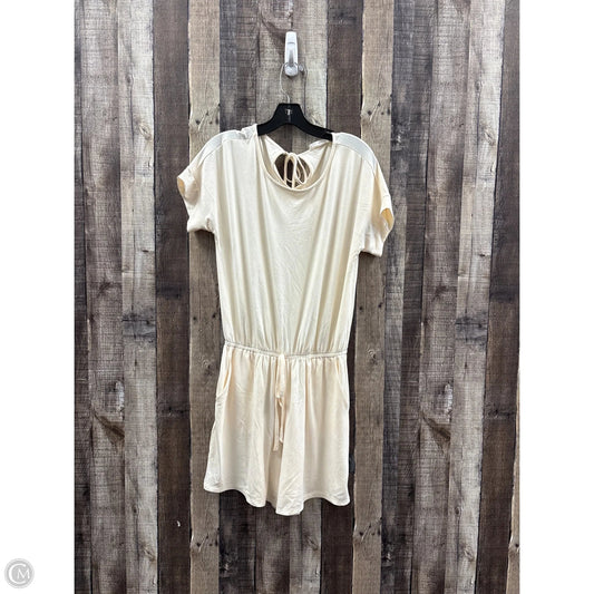Romper By Zenana In White, Size: M