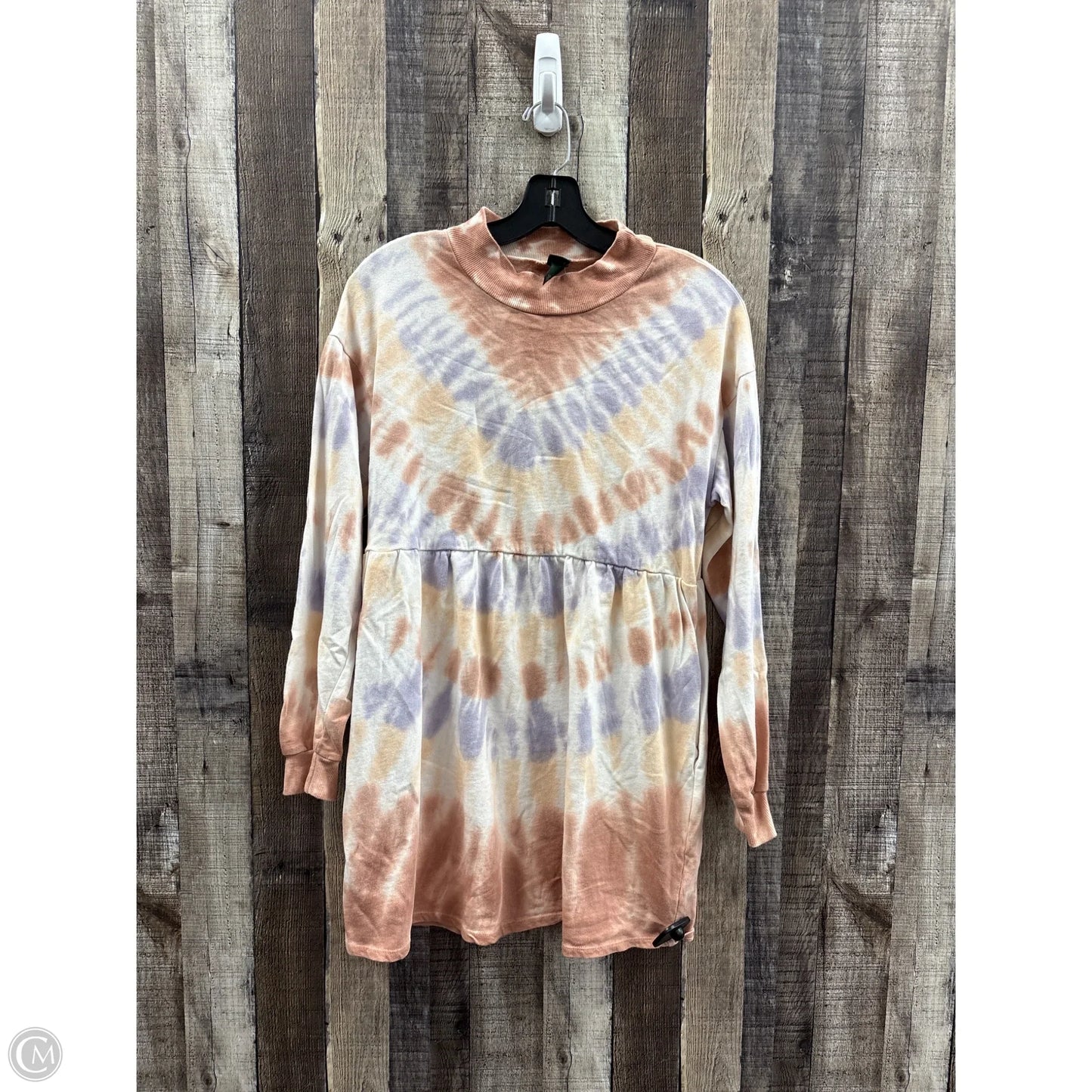 Dress Casual Short By Wild Fable In Tie Dye Print, Size: Xs