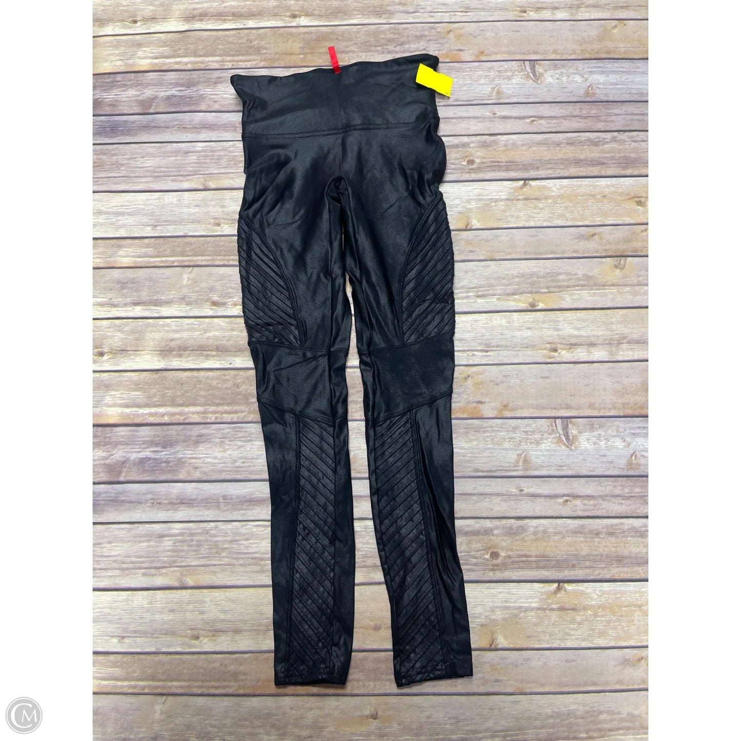 Athletic Leggings By Spanx In Black, Size: M