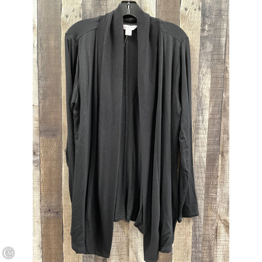 Cardigan By Liz Claiborne In Black, Size: L