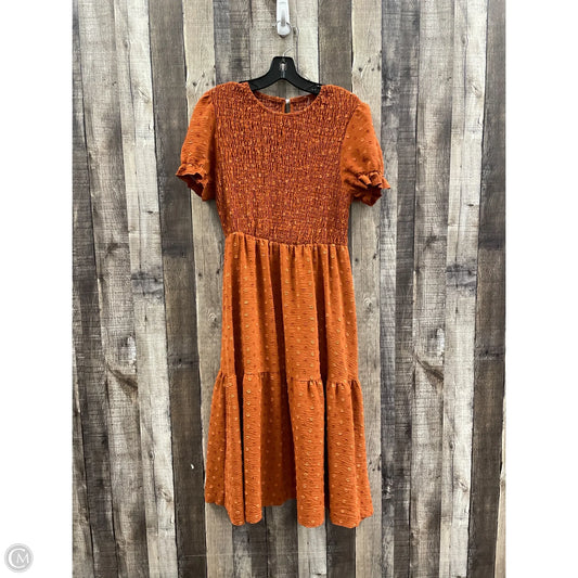 Dress Casual Maxi By Shein In Brown, Size: M